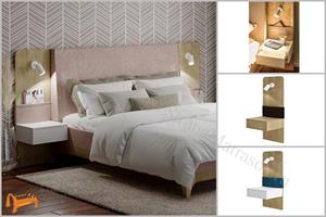 Райтон - Тумба Панель с навесной тумбой Odda + светильник